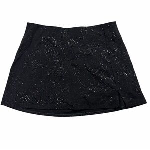 Black Sparkle Women's Skort
